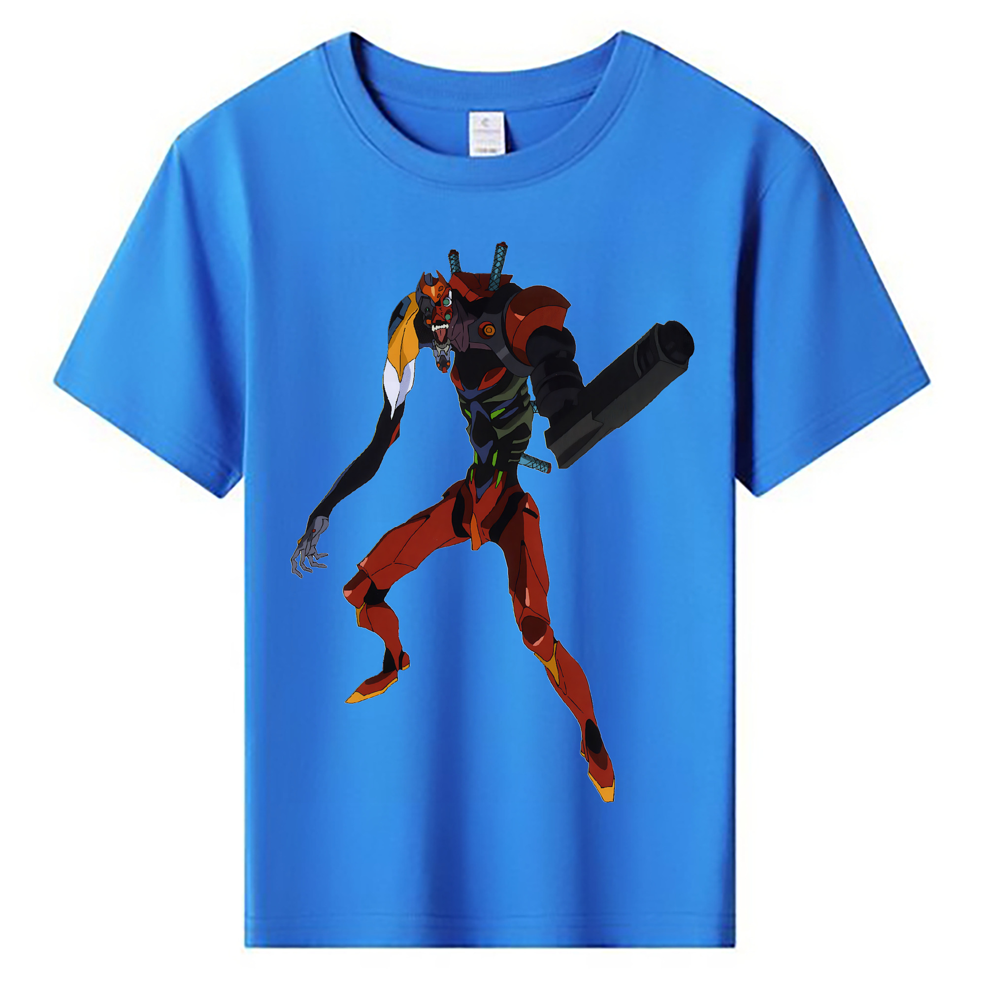 （画像用） EVA 新世紀エヴァンゲリオン 綿100％キッズTシャツ（フロントプリント）